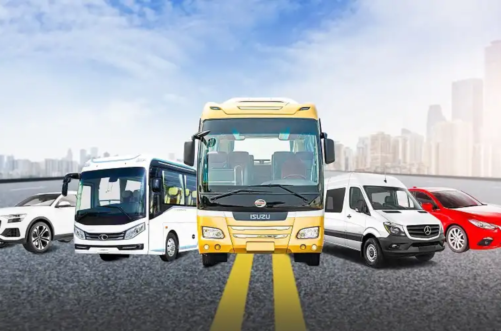 Đa dạng loại xe cho khách hàng lựa chọn