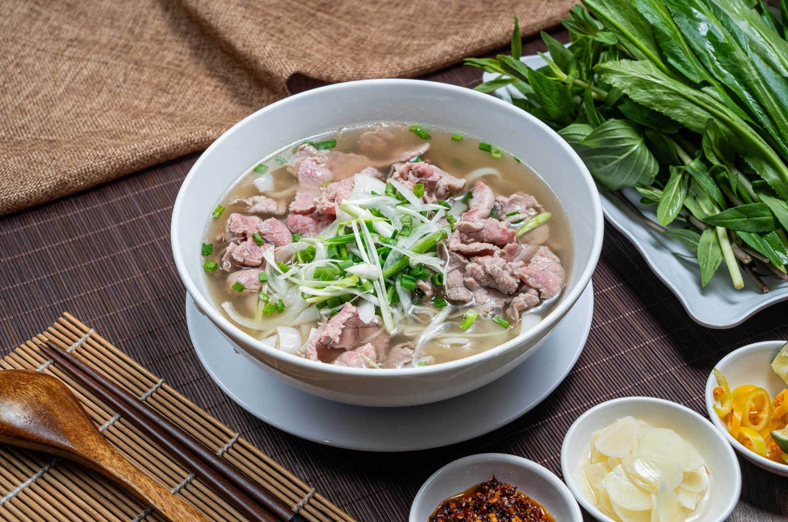 Phở cũng là một món ăn sáng Đồng Hới quen thuộc