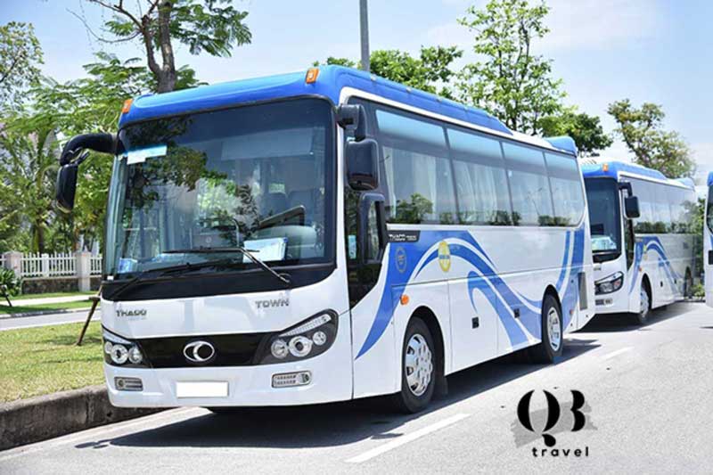 QBTravel chuyên cho thuê xe du lịch Thaco 29 chỗ các loại
