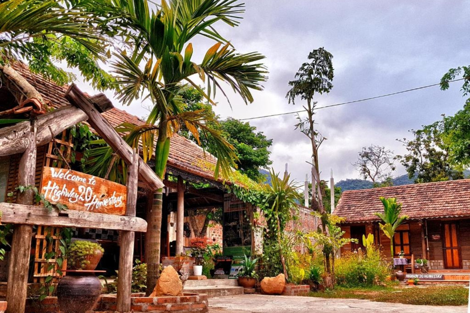 Khung cảnh bình yên tại một homestay nhỏ ở Quảng Bình