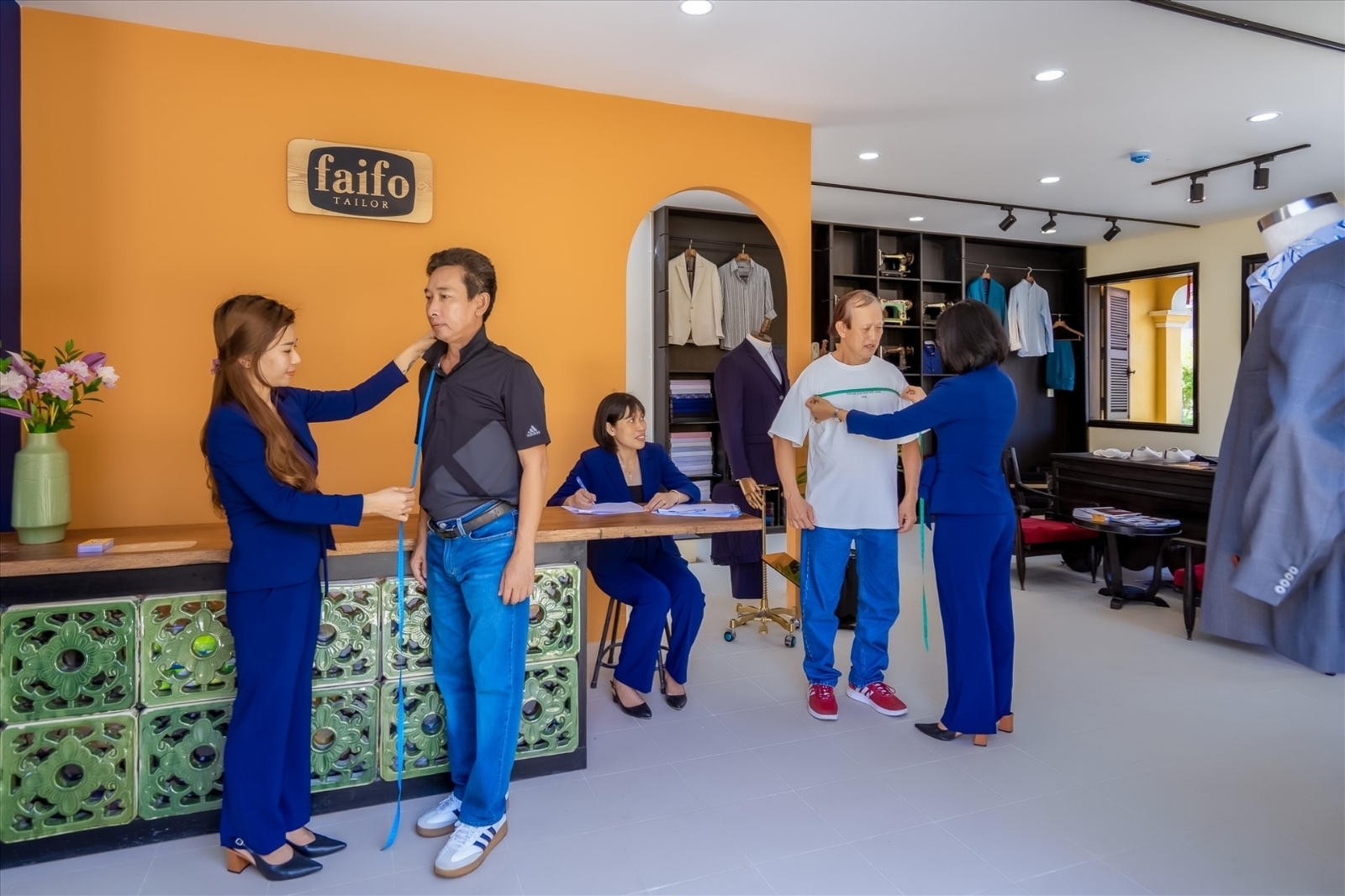 Quy trình may đo cẩn thận